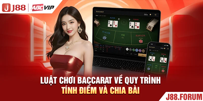 Luật Chơi Baccarat - Cập Nhật Luật Lệ Mới Nhất 2026 Luật chơi Baccarat về quy trình tính điểm và chia bài